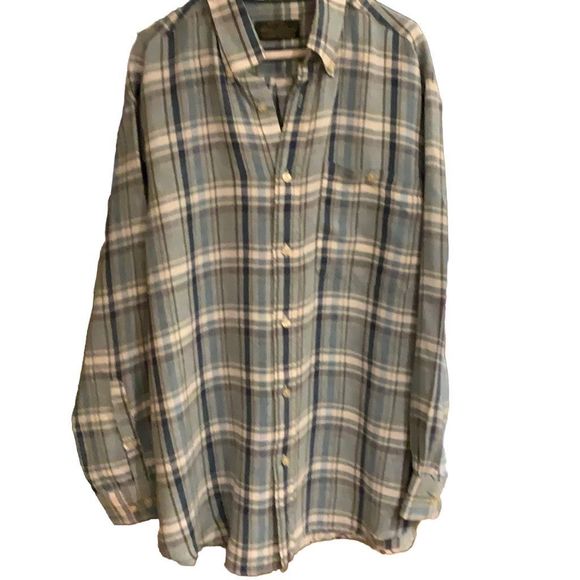 Vintage Orvis 100% Linen Shirt Extra Large - Picture 9 of 9